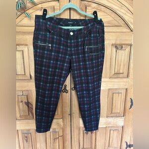 TORRID Cropped Plaid Pants